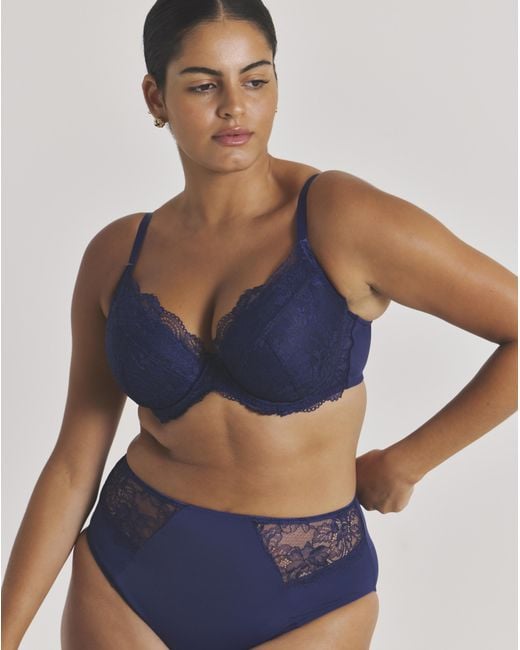 Pretty Secrets Blue 2 Pack Ella Padded Plunge Wired Bras
