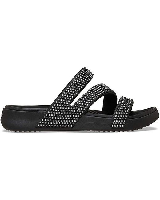 CROCSTM Black Getaway Strappy Sandal
