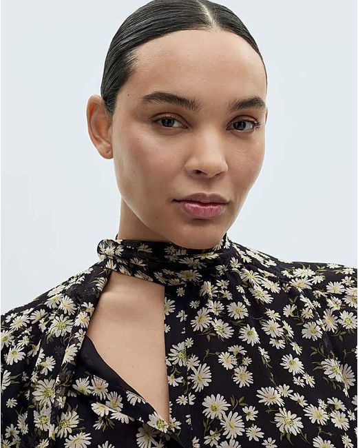 Mango Black Blouse Belle