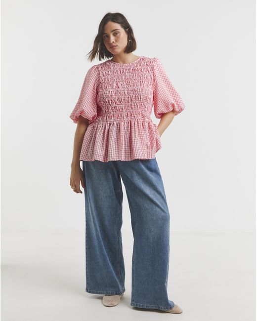 Simply Be Shirred Blouse