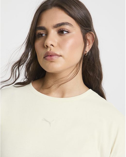 PUMA Natural Essentials Logo Relaxed T-Shirt