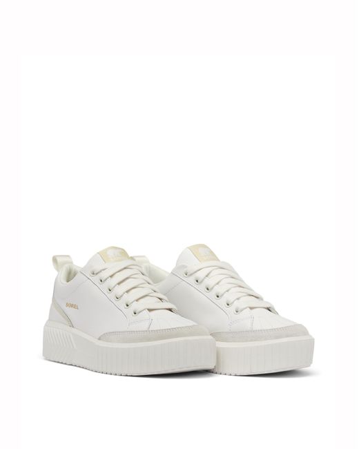 Sorel White Ona Ave Low Waterproof Trainers