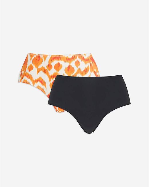 JD Williams Orange Value 2 Pack Bikini Briefs