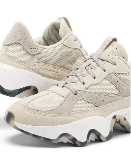 Sorel White Kinetic Array Trainers