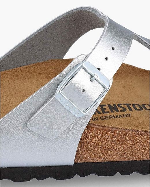 Birkenstock White Gizeh Toe Post Sandals