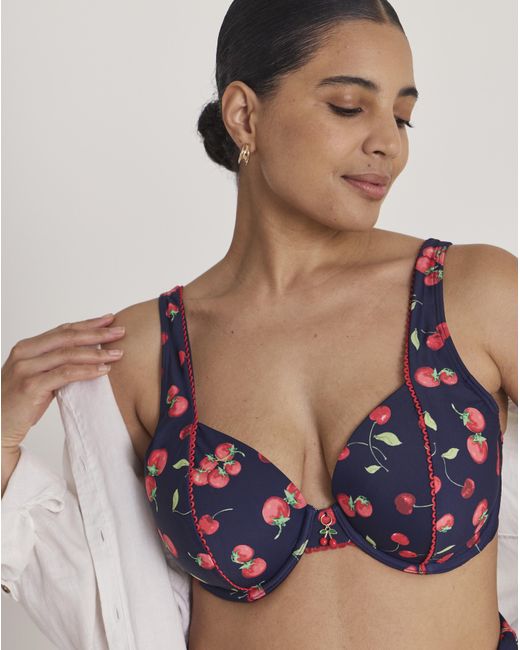 MAGISCULPT Blue Cherry Underwired Bikini Top