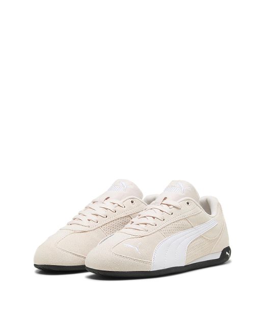 PUMA White Replicatch Suede Trainers