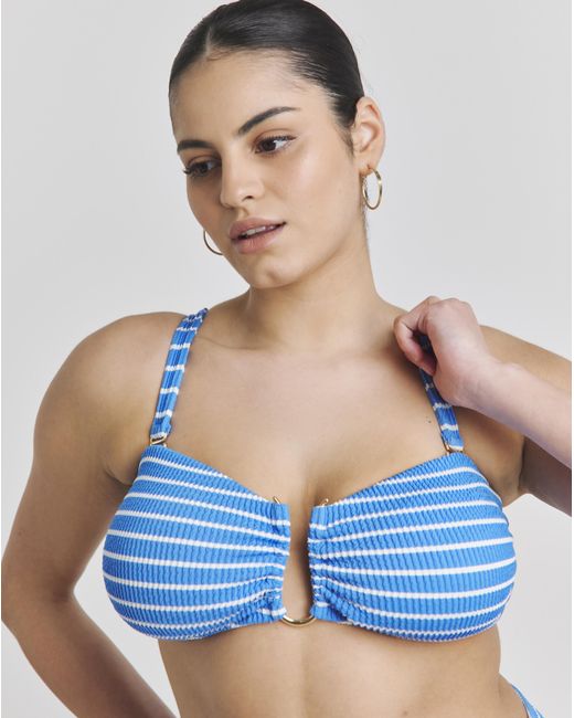 JD Williams Blue Non Wired Bikini Top