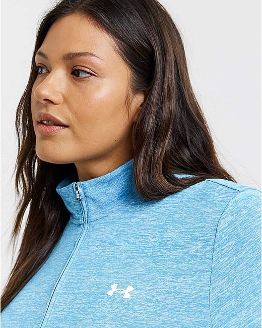 Under Armour Blue 1/2 Zip Top