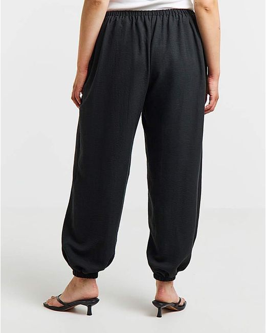 Simply Be Black Balloon Trouser