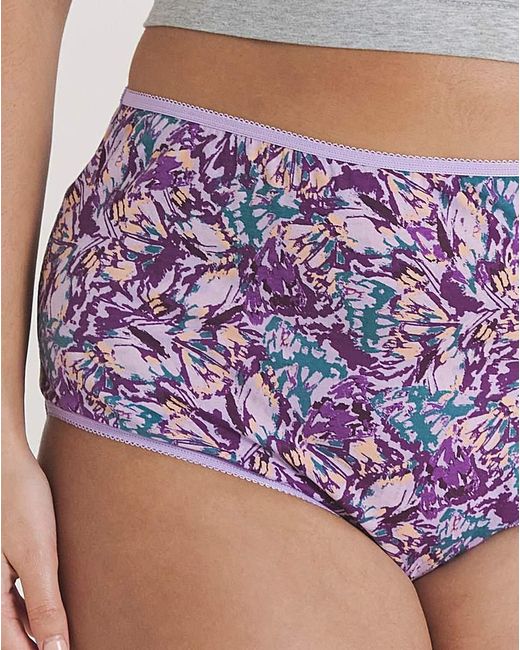 Pretty Secrets Multicolor 6 Pack Full Brief Knickers