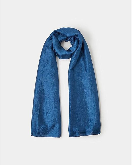 Accessorize Blue Lightweight Shimmer Scarf