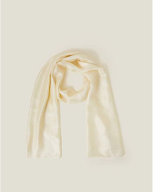 Accessorize Natural Lightweight Shimmer Scarf