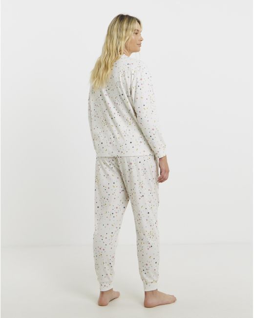 Pretty Secrets White Pointelle Soft Twosie