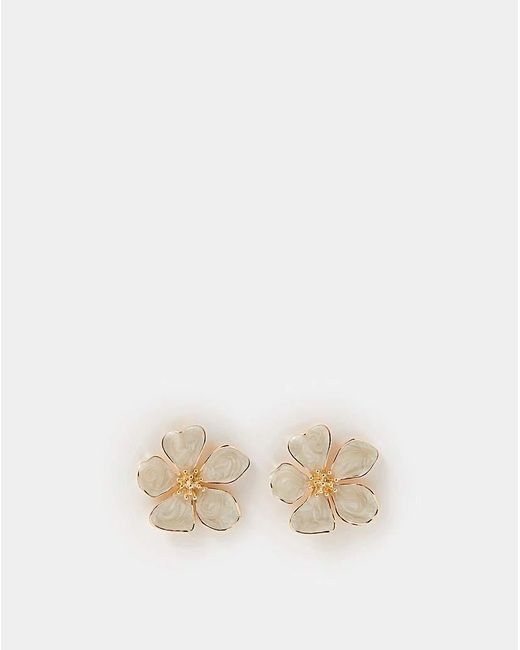 Accessorize Natural Flower Stud Earrings