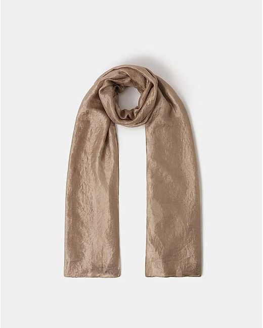 Accessorize Natural Lightweight Shimmer Scarf
