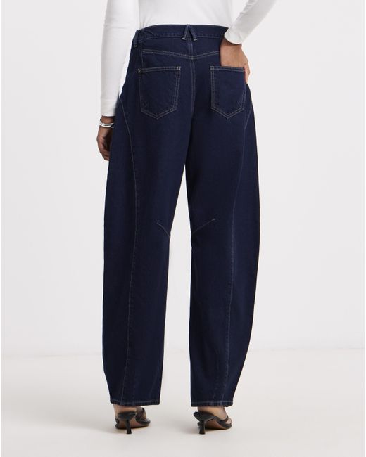 Simply Be Blue Authentic Tapered Leg Jeans