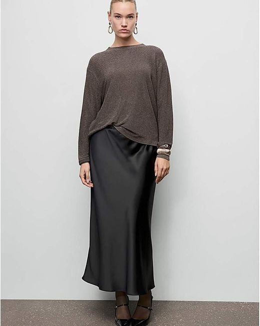 Mango Gray Crew Neck Jumper