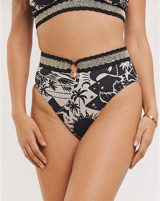 Figleaves Black Bikini Bottoms