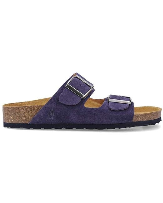 Hush Puppies Blue Brixley Mule Sandal