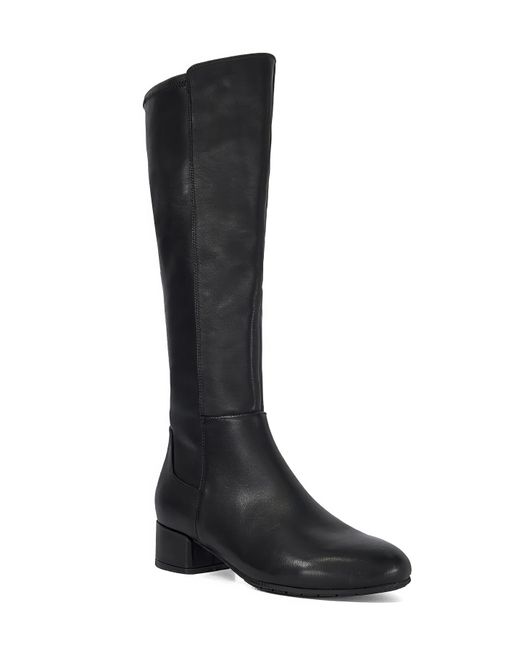 Dune Black Tayla Knee High Boots Std Fit