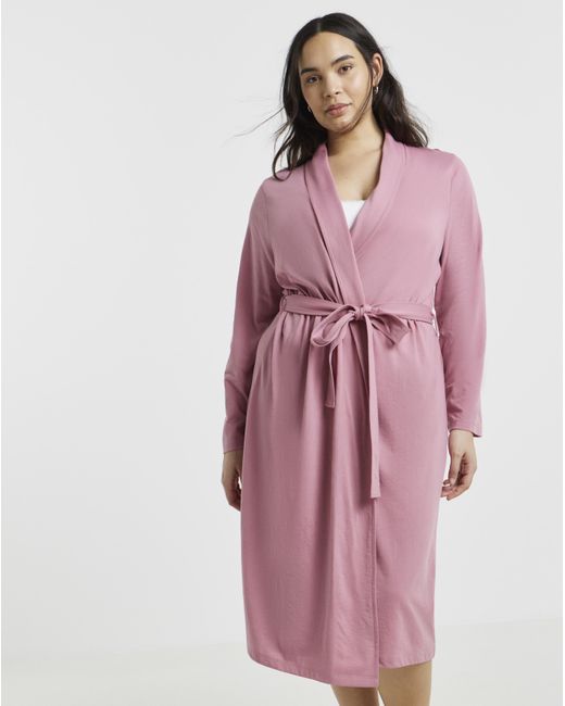Pretty Secrets Pink Back To Basics Dressing Gown