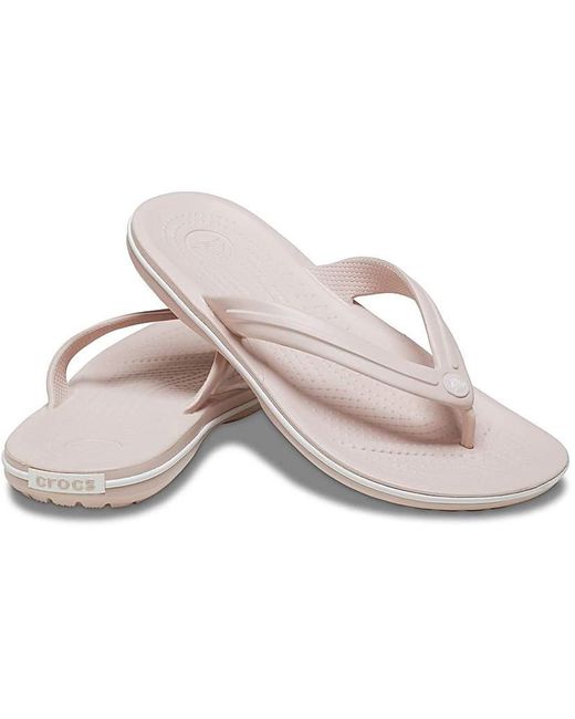 CROCSTM White Crocband Flip