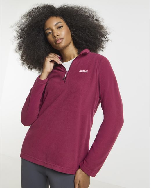 Regatta Pink Sweethart 1/4 Zip Fleece