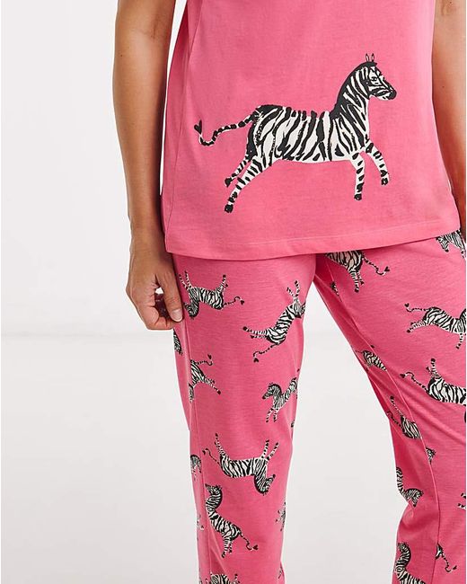 JD Williams Red Zebra Pj Set