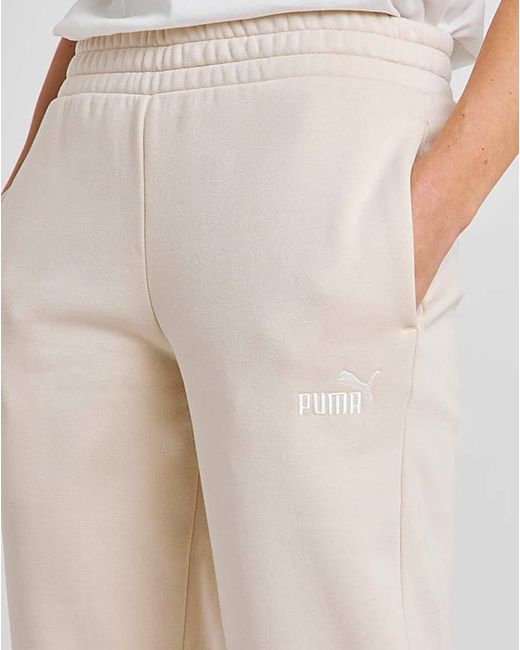 PUMA White Essentials No.1 Logo Sweatpants