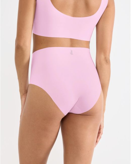 Sloggi Pink Zero Feel High Waist Briefs