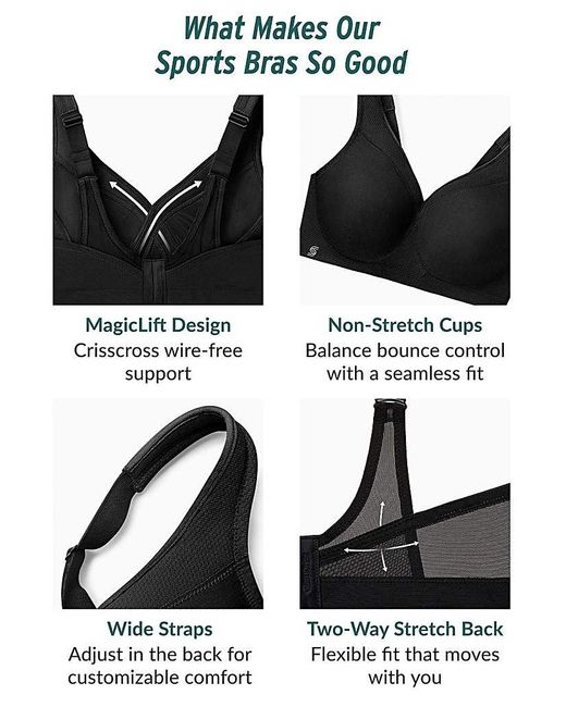 Glamorise Blue 1006 Sport Bra