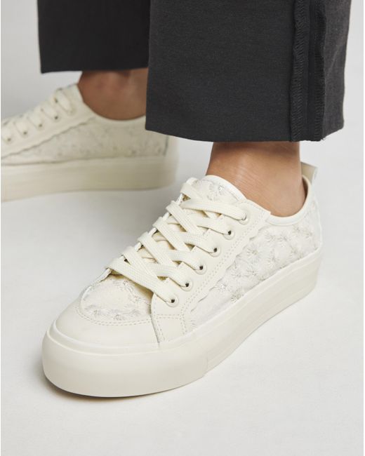 Simply Be Black Mesh Lace Trainer