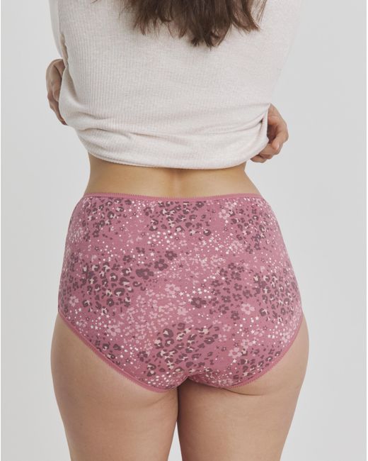 Pretty Secrets Pink 7 Pack Full Fit Brief