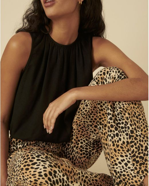 Nobody's Child Natural Reese Leopard Trouser