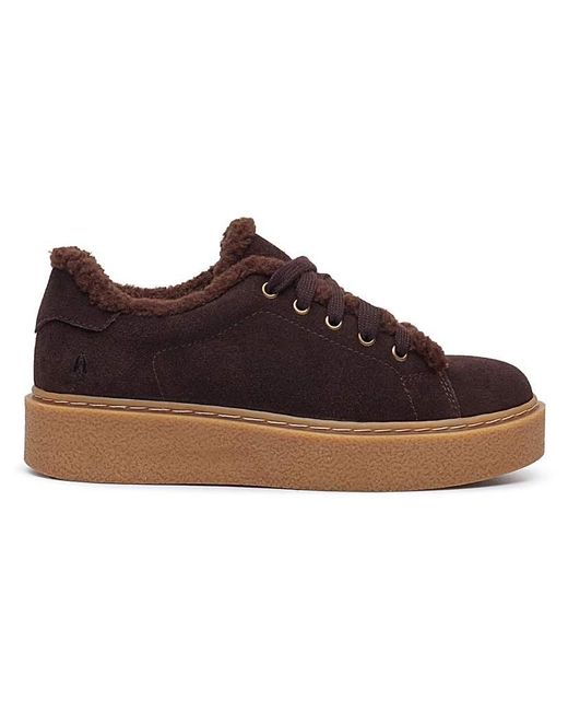 Hush Puppies Brown Brinlee Fur Trainer