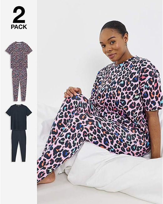 Pretty Secrets Blue Value 2 Pack Pj Set