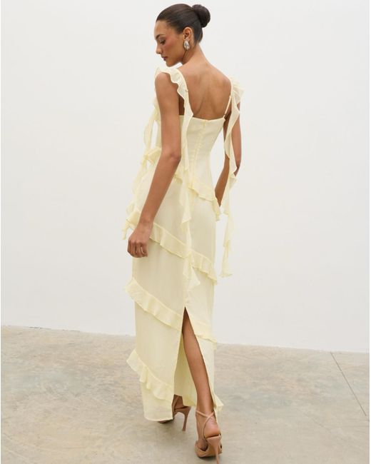 Pretty Lavish Natural Rue Ruffle