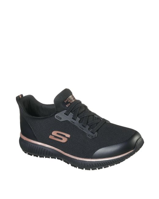 Skechers Black Squad Work Wear Shoes