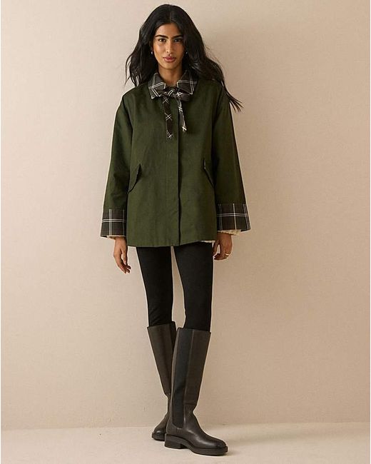 Nobody's Child Green Tartan Trim Jacket