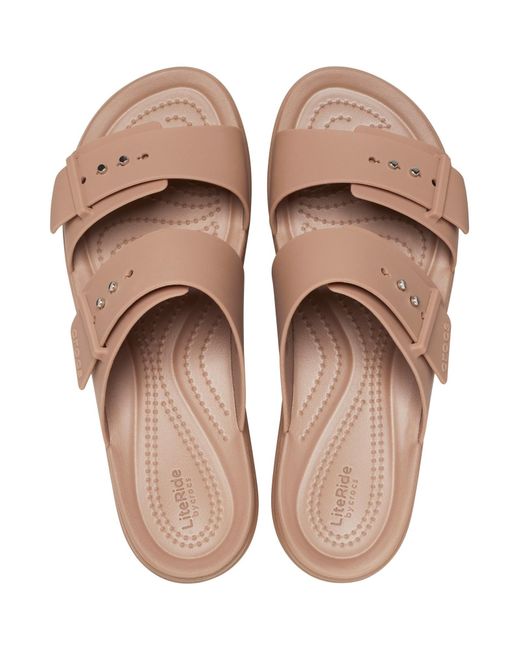CROCSTM Brown Brooklyn Sandal Low