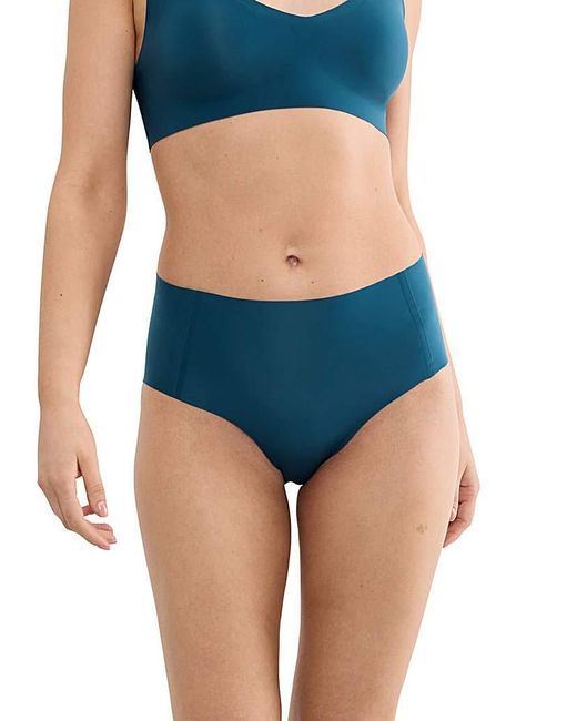 Sloggi Blue Zero Feel High Waist Knickers