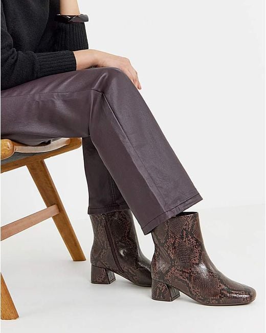 JD Williams Multicolor Block Heel Ankle Boots E Fit