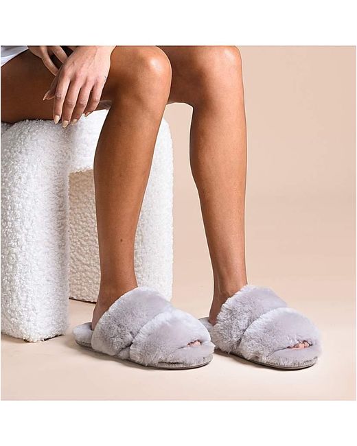 Just Sheepskin|Totes Multicolor Just Sheepskin Ladies Poppy Open Slider