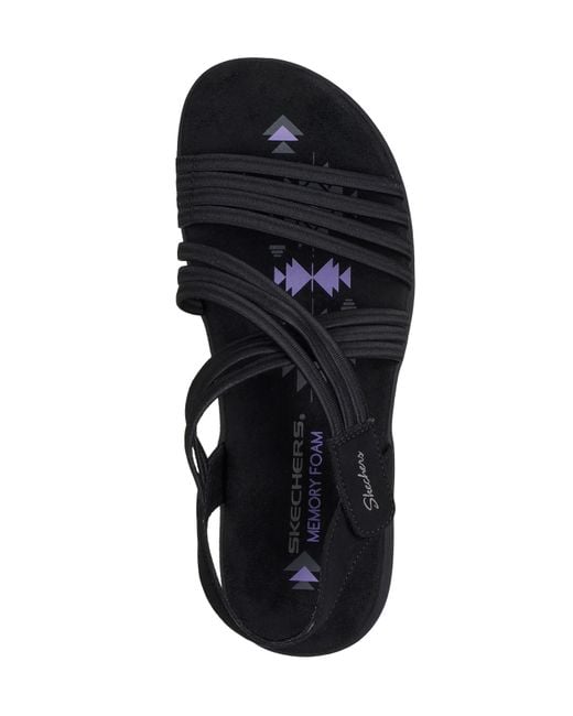 Skechers White Reggae Standard Sandals