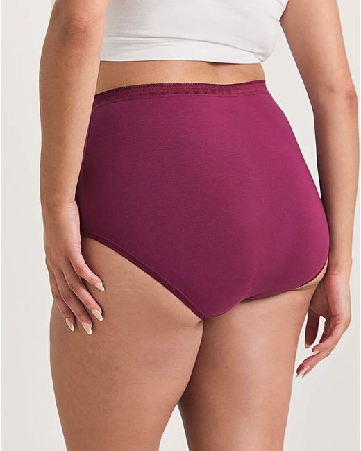 Slimma Pink 4 Pack Full Fit Knickers