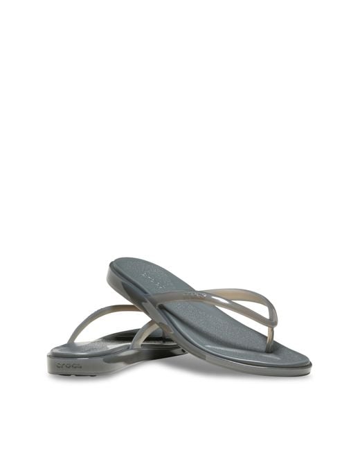 CROCSTM White Miami Jelly Round Toe Flip
