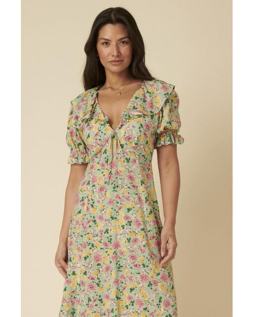 Nobody's Child Natural Caitlin Midi Dress
