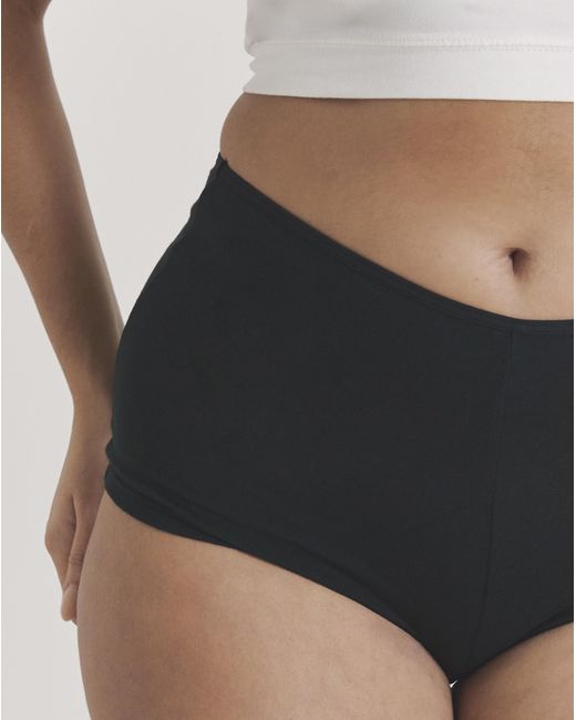 Pretty Secrets Black 4 Pack Boy Short Knickers