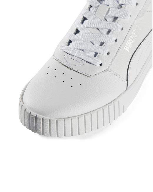 PUMA White Carina 2.0 Trainers